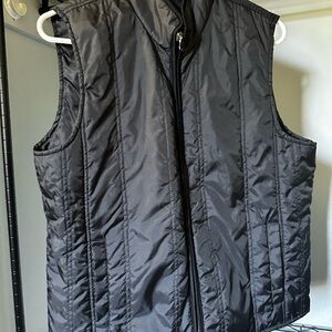 Black Quilted Vest